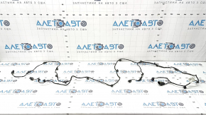 The front bumper wiring harness for the Audi A6 C7 16-18 is broken, and the connector mount is broken.