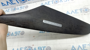 Set of wood trim panels for the Audi A6 C7 12-18, birch wood, driver's memory, "quattro", scratches, broken mount, dent