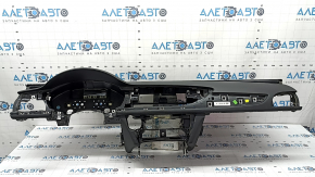 Audi A6 C7 16-18 dashboard with AIRBAG, black, with trim, scratches, bulging trim, rusty squib