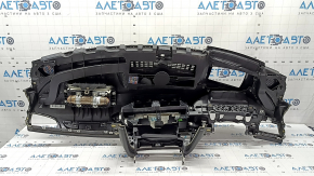 Audi A6 C7 16-18 dashboard with AIRBAG, black, with trim, scratches, bulging trim, rusty squib