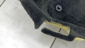 Audi A6 C7 12-18 black floor covering, dry cleanable, torn fasteners