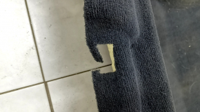 Audi A6 C7 12-18 black floor covering, dry cleanable, torn fasteners
