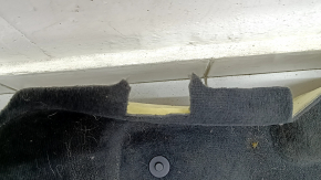 Audi A6 C7 12-18 black floor covering, dry cleanable, torn fasteners