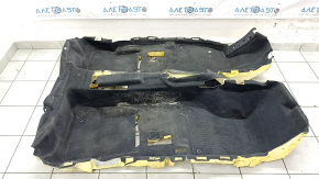 Audi A6 C7 12-18 black floor covering, dry cleanable, torn fasteners