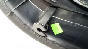 Door trim, rear left, Audi A6 C7 12-18, black leather, under the curtain, insert and armrest, black leather, with a handle, BOSE, with backlight, broken mount, scratches, needs cleaning