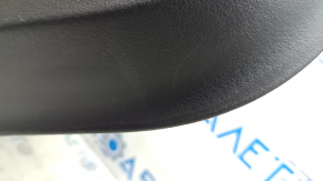 Door trim, rear left, Audi A6 C7 12-18, black leather, under the curtain, insert and armrest, black leather, with a handle, BOSE, with backlight, broken mount, scratches, needs cleaning