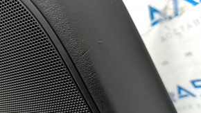 Door trim panel, rear right, Audi A6 C7 12-18, black leather, under the curtain, insert and armrest, black leather, with a handle, BOSE, with backlight, broken fastener, scratches, dents, needs cleani
