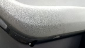 Front right door panel for Audi A6 C7 12-18, black leather, insert and armrest, black leather, with handle, BOSE, with backlight, scratches, dent, broken, needs cleaning