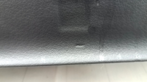 Front right door panel for Audi A6 C7 12-18, black leather, insert and armrest, black leather, with handle, BOSE, with backlight, scratches, dent, broken, needs cleaning