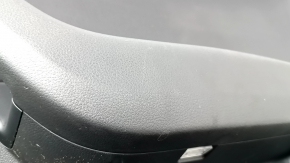 Front right door panel for Audi A6 C7 12-18, black leather, insert and armrest, black leather, with handle, BOSE, with backlight, scratches, dent, broken, needs cleaning