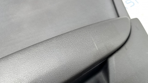 Front right door panel for Audi A6 C7 12-18, black leather, insert and armrest, black leather, with handle, BOSE, with backlight, scratches, dent, broken, needs cleaning