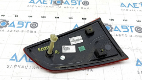 The left inner tailgate light for a Ford Ecosport 18-22 is dark, scratched, and the mount is broken.