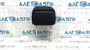 Front right headrest for Audi A6 C7 12-18, black leather, scratches