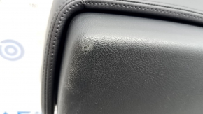 Front right headrest for Audi A6 C7 12-18, black leather, scratches