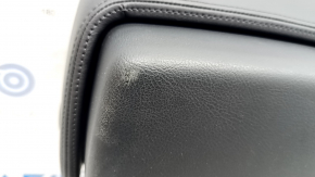 Front right headrest for Audi A6 C7 12-18, black leather, scratches