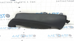 The side panel of the 2nd row of seats, left, Audi A6 C7 16-18, black leather, dented, scratches, needs cleaning