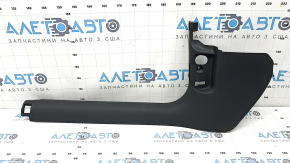 Inner front left door sill trim for Audi A6 C7 12-18, black, scratches