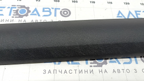 Inner front left door sill trim for Audi A6 C7 12-18, black, scratches