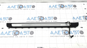 Audi A6 C7 12-18 black, chrome, illuminated, front left outer door sill plate, scratches
