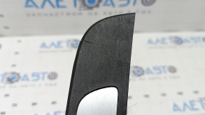 Audi A6 C7 12-18 black, chrome, illuminated, outer rear right door sill plate, scratches