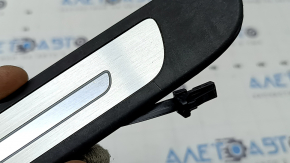 Audi A6 C7 12-18 black, chrome, illuminated, outer rear right door sill plate, scratches