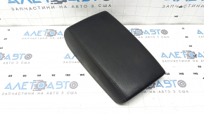 Audi A6 C7 12-18 center console armrest, black leather, scratches, needs cleaning