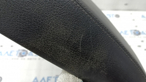 Audi A6 C7 12-18 center console armrest, black leather, scratches, needs cleaning