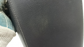 Audi A6 C7 12-18 center console armrest, black leather, scratches, needs cleaning