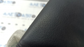Audi A6 C7 12-18 center console armrest, black leather, scratches, needs cleaning