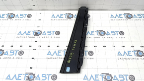 Right rear side door trim for Audi A6 C7 12-18, glossy black, scratches