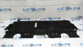 Black rear floor covering for Porsche Panamera 10-16, broken mounting