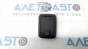 Black child seat mounting cap for the rear shelf of the Audi A6 C7 12-18