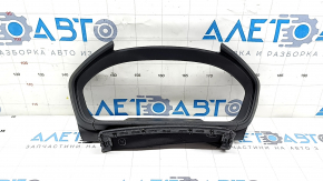 Black instrument cluster trim for the Ford Ecosport 18-22