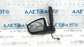 Left side mirror assembly for Ford C-max MK2 13-18, 7 pins, turn signal, illuminated, heated, white, scratches