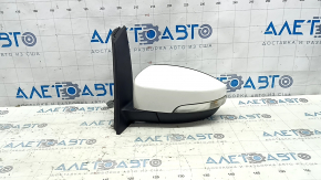Left side mirror assembly for Ford C-max MK2 13-18, 7 pins, turn signal, illuminated, heated, white, scratches