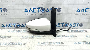 Right side mirror assembly for Ford C-max MK2 13-18, 9 pins, turn signal, illuminated, heated, white