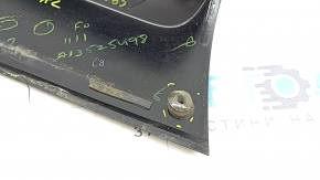 Left trunk door molding along the glass of a Ford Ecosport 18-22, gloss black, broken guides, scratches