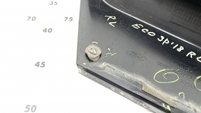 Left trunk door molding along the glass of a Ford Ecosport 18-22, gloss black, broken guides, scratches