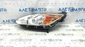 Front left headlight Ford C-max MK2 13-16 pre-rest, halogen, crack in mount,