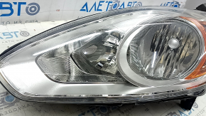 Front left headlight Ford C-max MK2 13-16 pre-rest, halogen, crack in mount,