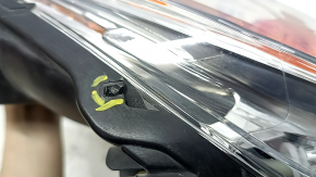 Front right headlight Ford C-max MK2 13-16 pre-restoration, halogen, crack in mount, broken mount