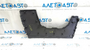 Left side center console trim for Hyundai Ioniq 5 22-24, dark gray, worn