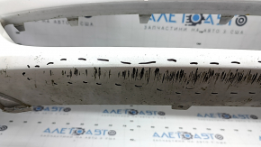 Front bumper, bare, Ford C-max MK2 2013-2018, white, for 6 parking sensors, scratches, cracks in the mounts