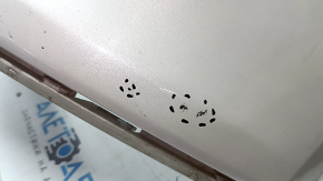 Front bumper, bare, Ford C-max MK2 2013-2018, white, for 6 parking sensors, scratches, cracks in the mounts