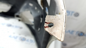 Front bumper, bare, Ford C-max MK2 2013-2018, white, for 6 parking sensors, scratches, cracks in the mounts