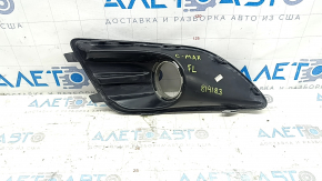 Front left fog light frame for Ford C-max MK2 13-18 USA with chrome ring, scratches