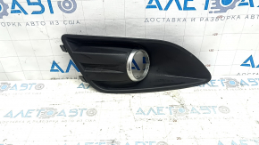 Front right fog light frame for Ford C-max MK2 13-18 USA with chrome ring, scratches
