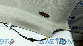 Ford C-max MK2 2013-2014 headliner, gray, without sunroof, with microphones, needs cleaning, cracks, scratches