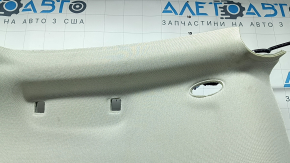 Ford C-max MK2 2013-2014 headliner, gray, without sunroof, with microphones, needs cleaning, cracks, scratches