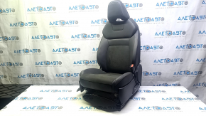 Nissan Ariya 23-25 passenger seat with airbag, manual, heated, black leatherette with Alcantara insert